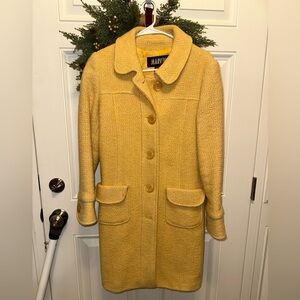 Vintage Marvin Richards Yellow Women's Pea Coat